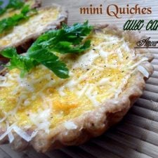 Mini quiches aux carottes