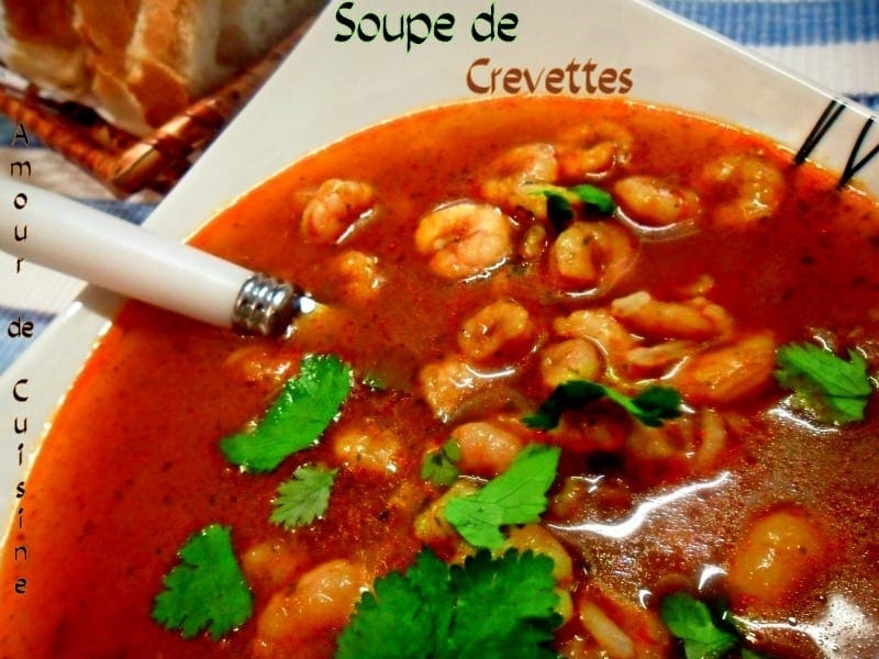 soupe de crevettes facile et delicieuse