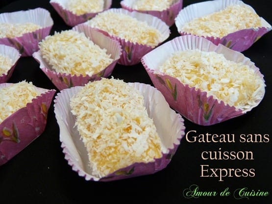 gateau sans cuisson