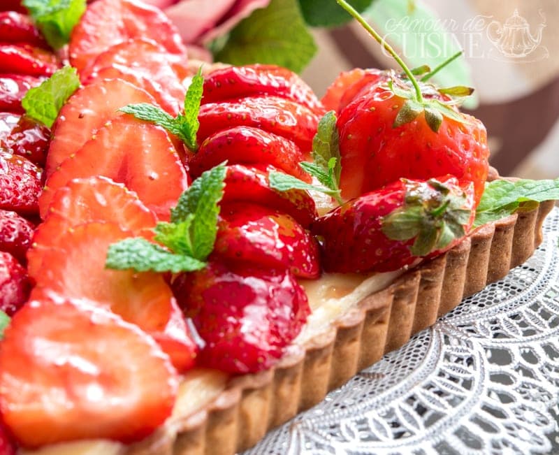 la tarte aux fraises facile