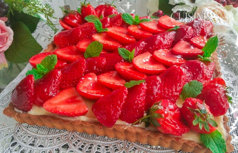la tarte aux fraises facile