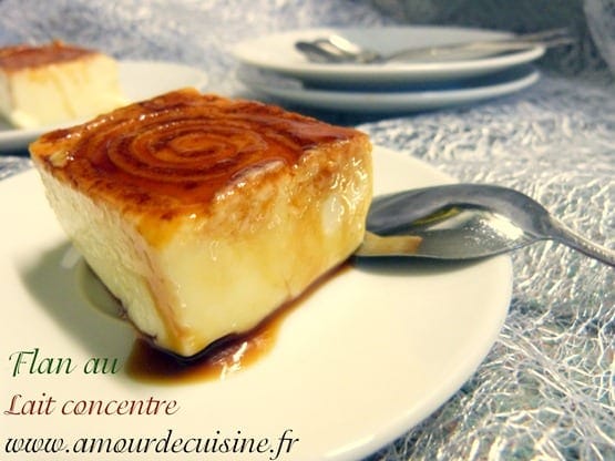 Flan Au Lait Concentre Sucre Facile Nestle Amour De Cuisine