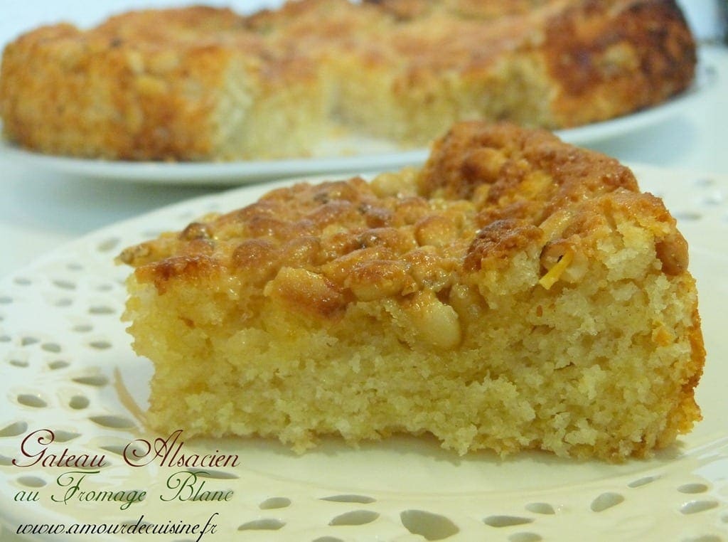 Gâteau alsacien au fromage blanc