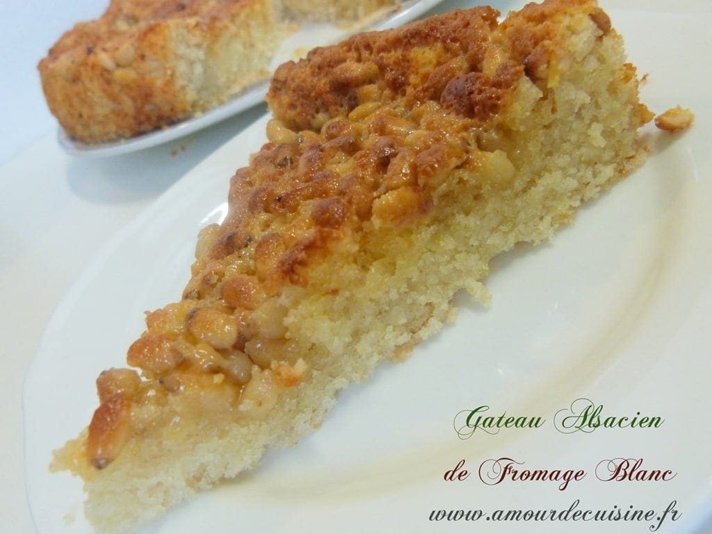 Gateau alsacien au fromage blanc