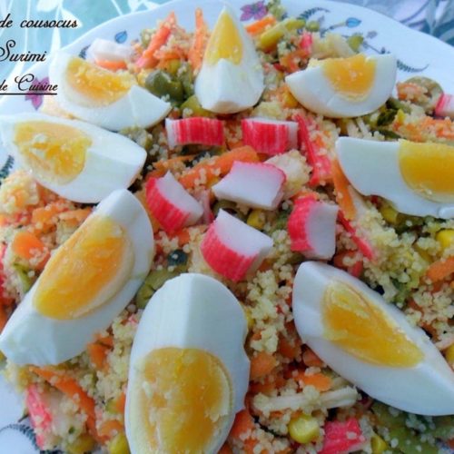 salade de couscous au surimi