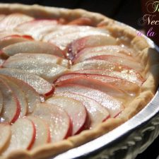 Recette tarte nectarine et creme patissiere