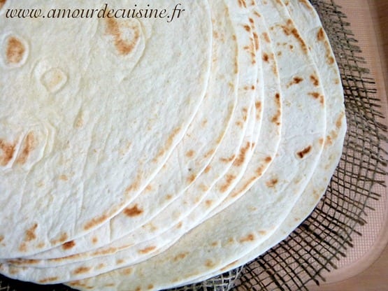 tortillas a la farine de blé