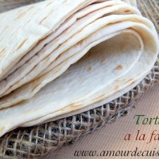 Tortillas mexicaines maison pour wraps et pain tacos