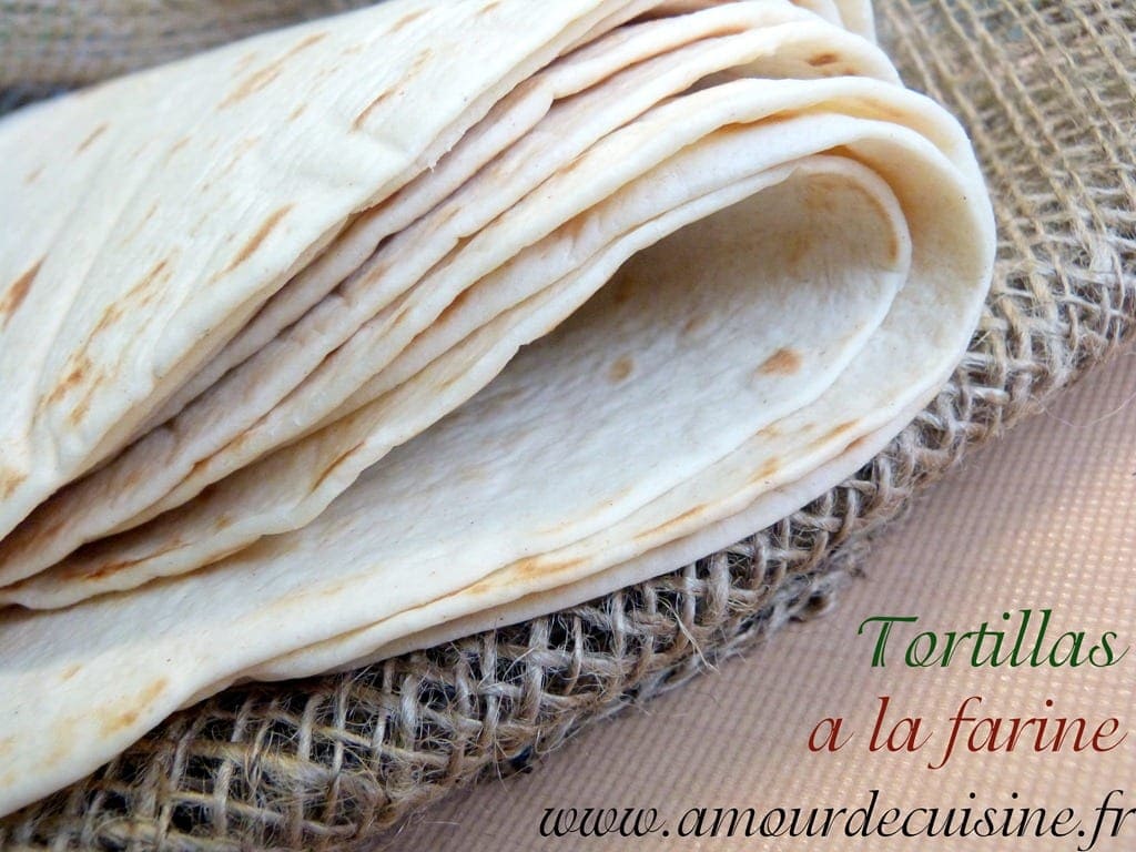 tortillas à la farine de blé