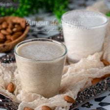 Jus d'amandes marocain, 2 recettes
