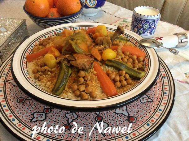 Couscous Algerien Au Poulet Amour De Cuisine
