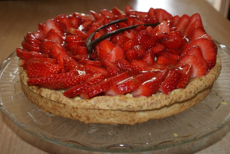 Tarte aux fraises à la crème pâtissière la recette facile