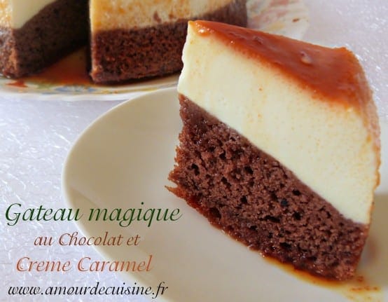 gâteau impossible au caramel