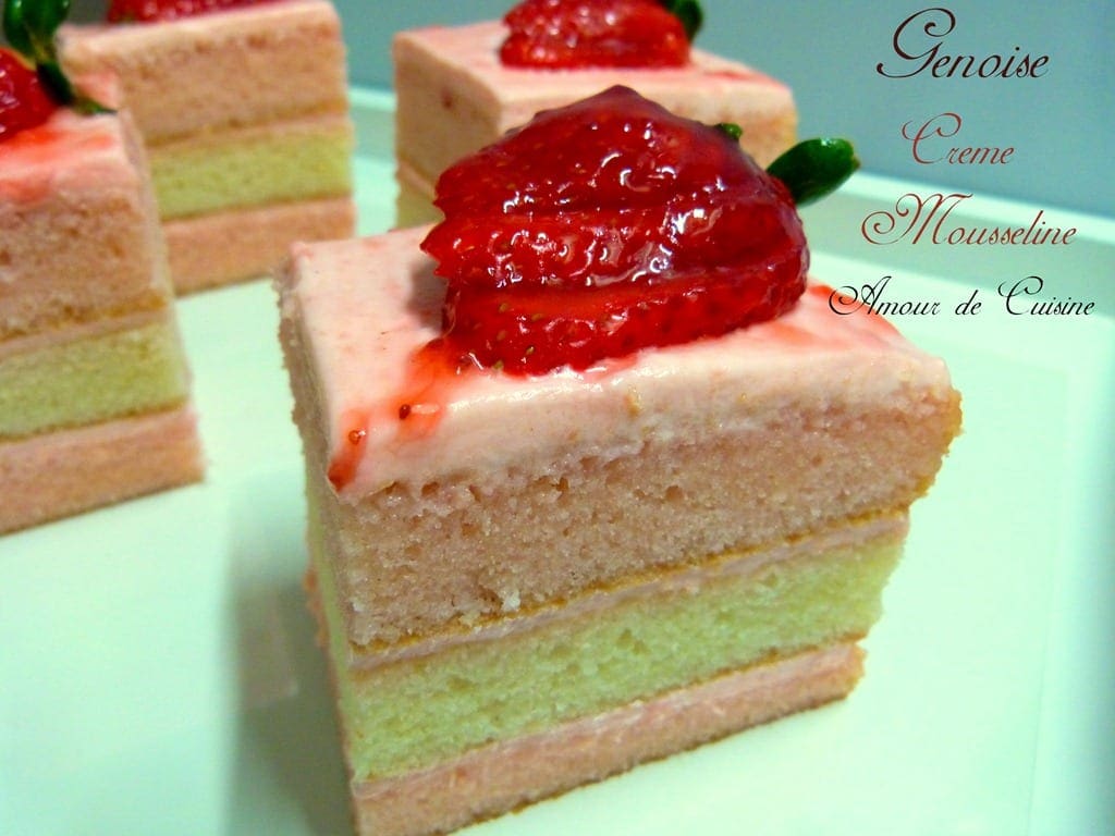 genoise – crème mousseline