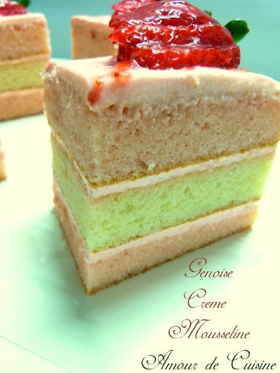 genoise - crème mousseline