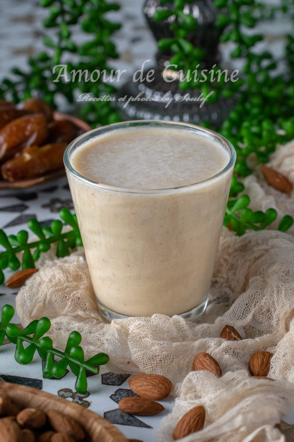 jus d'amandes marocain sans lait et sans sucre ajouté