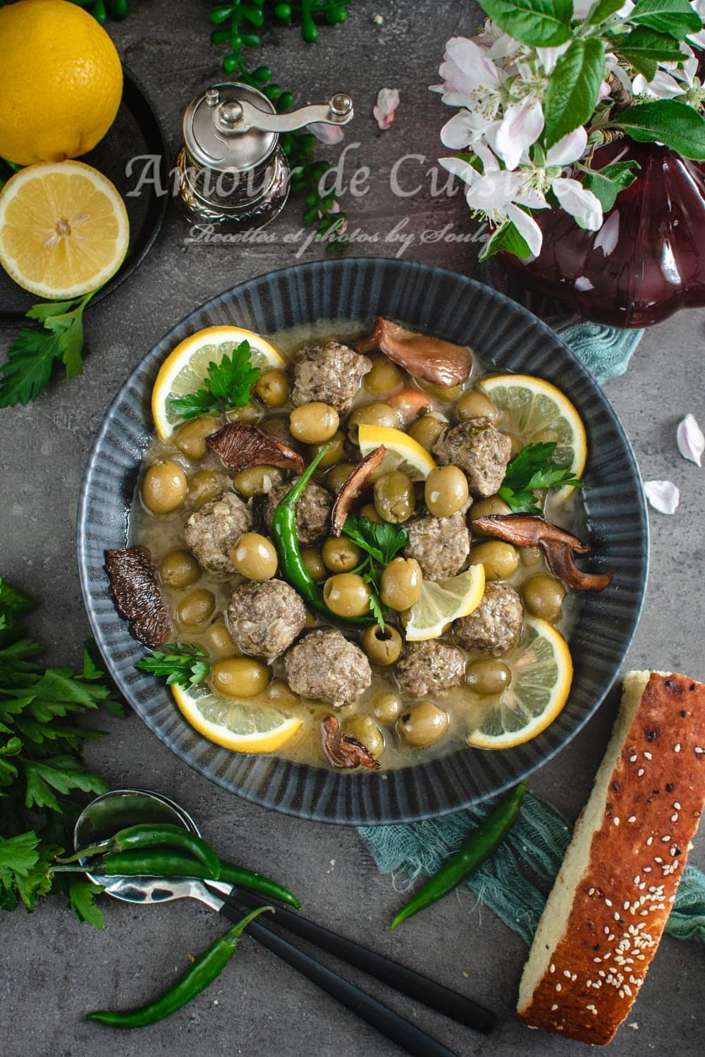 tajine zitoune de la cuisine algerienne