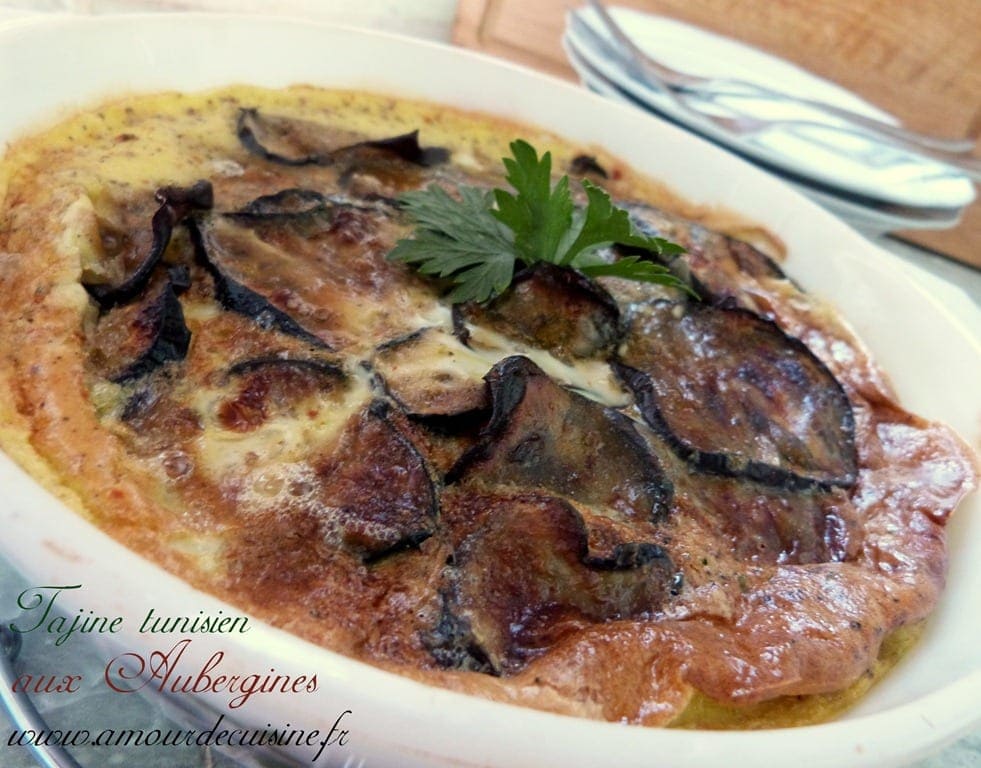 tajine tunisien aux aubergines