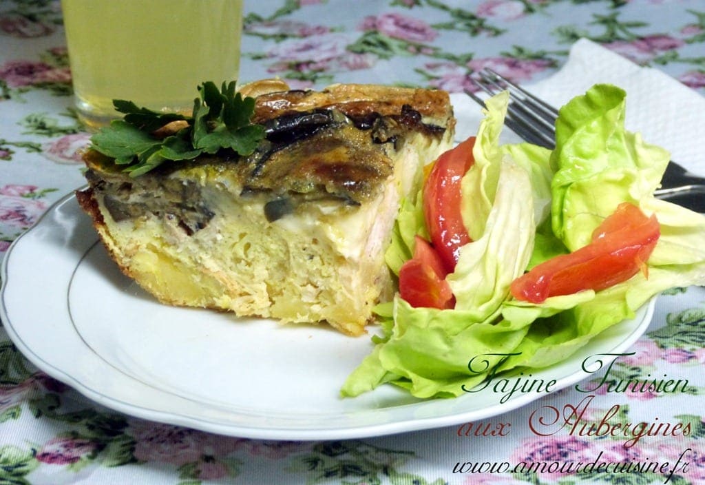 tajine tunisien aux aubergines