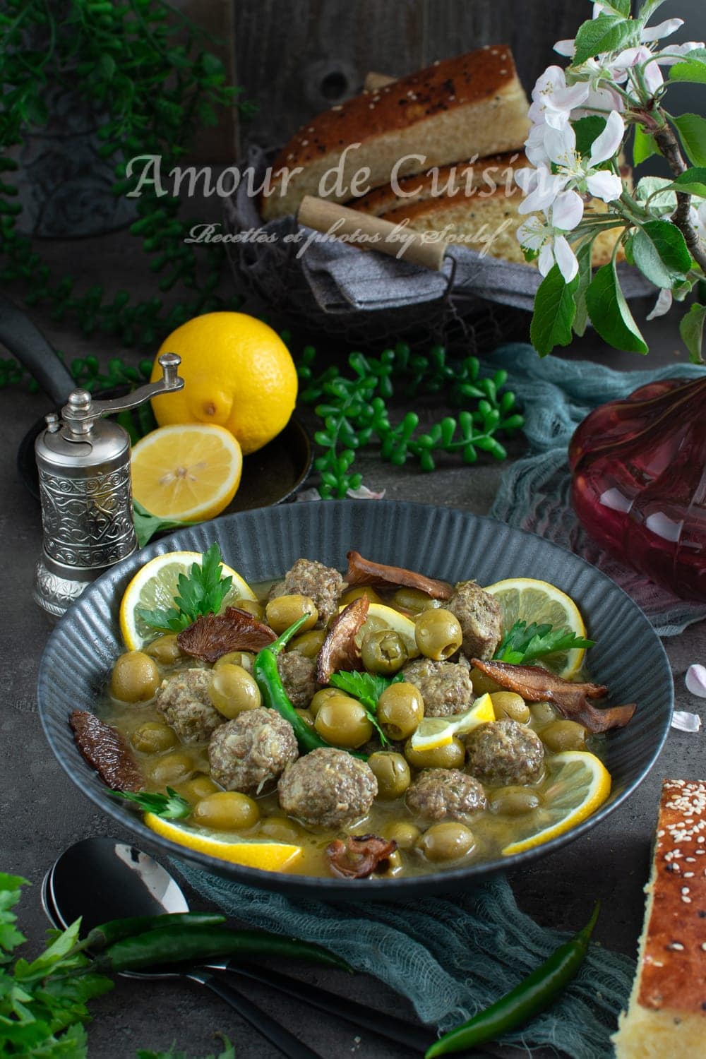 tajine zitoune, cuisine algerienne