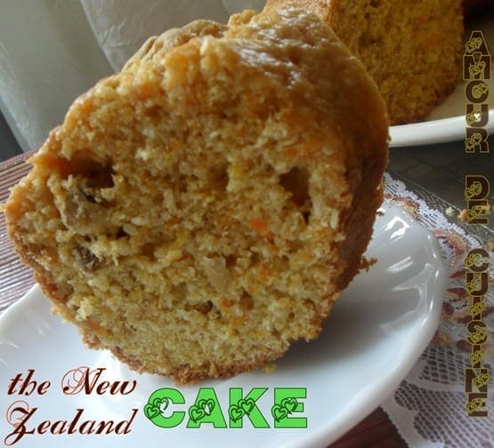 gateau aux carottes de la nouvelle Zelande- Le cake Néo-zélandais aux fruits secs