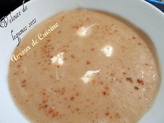 Velouté de legumes secs