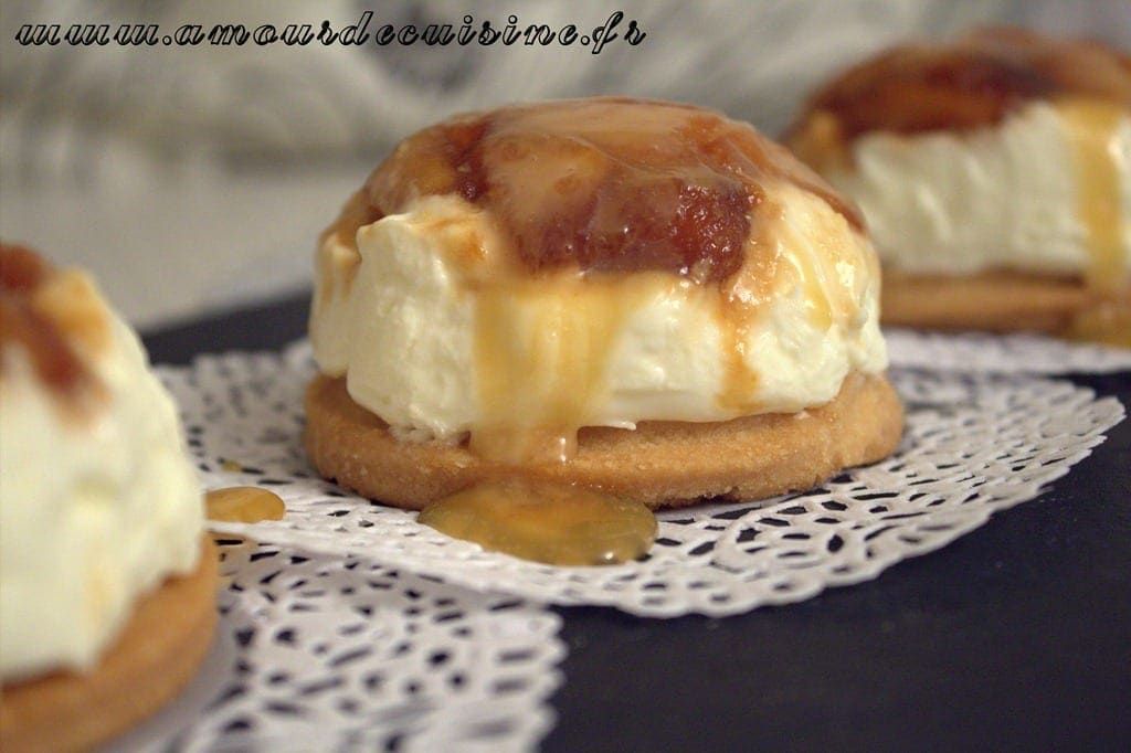 Dessert crémeux pommes ricotta
