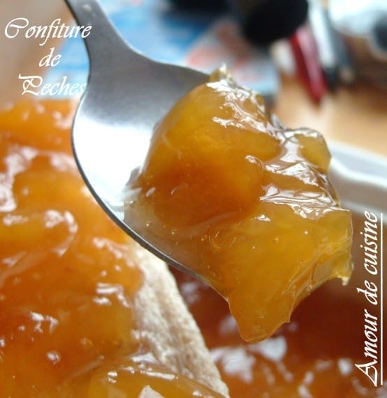 confiture de peches