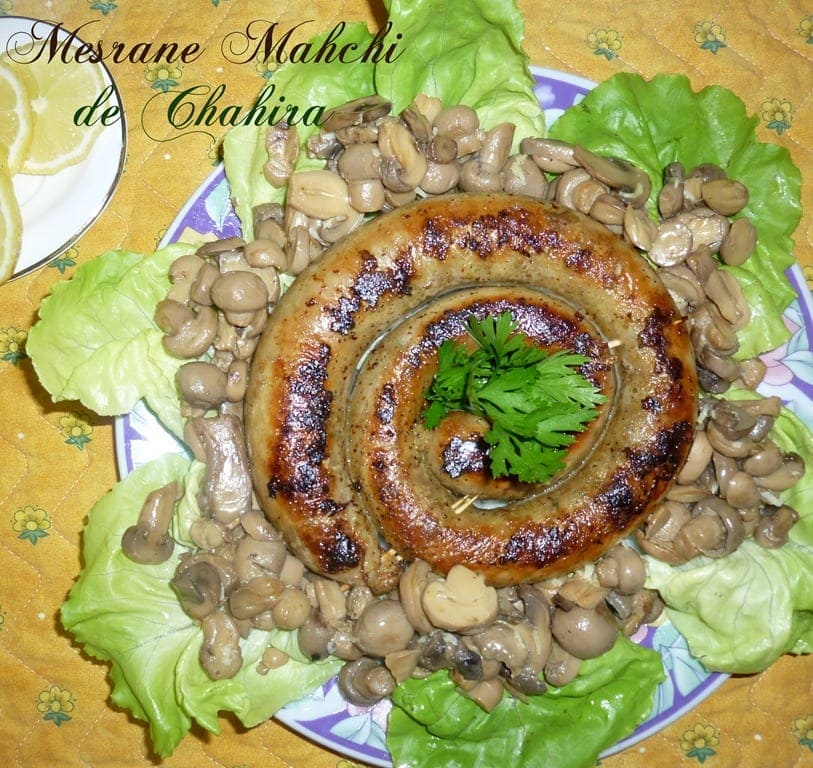 Mesrane mahchi, boyau farci, recettes aid el kebir 2012