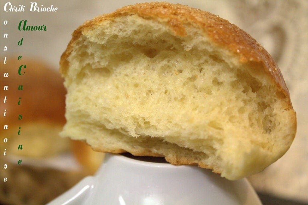 chrik, brioche algerienne à la fleur d'oranger