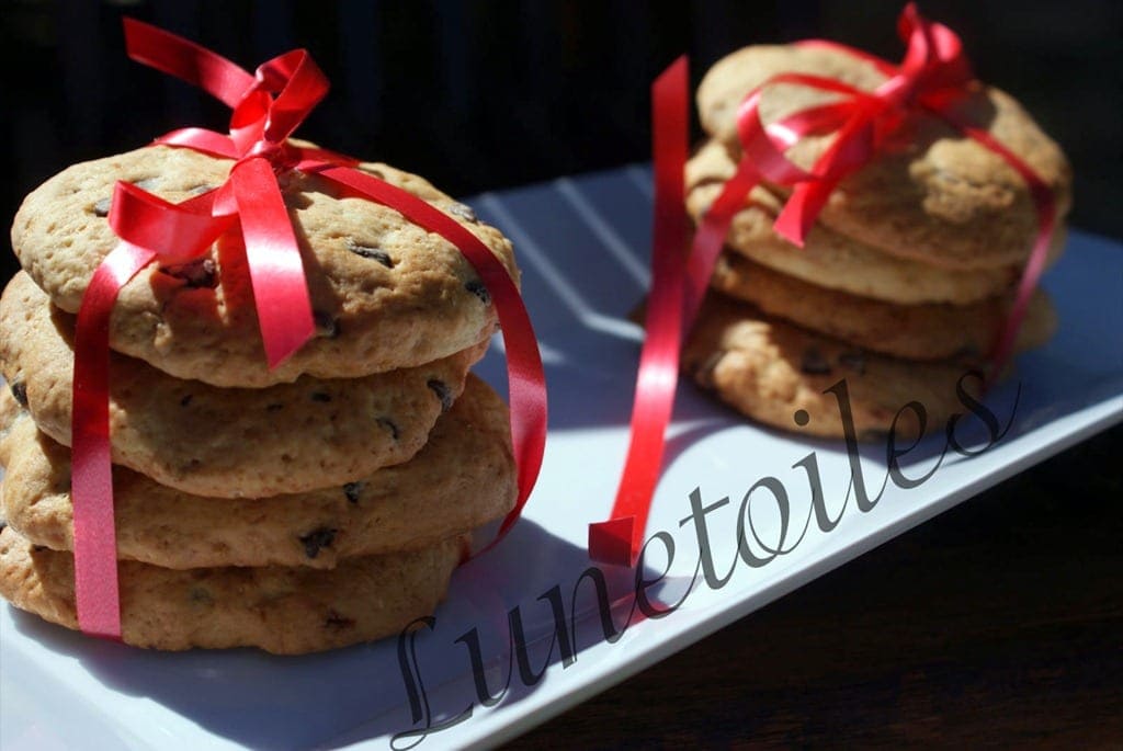 Cookies chocolat banane moelleux