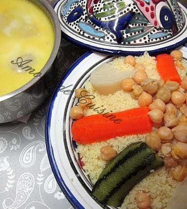 couscous au lait et aux legumes