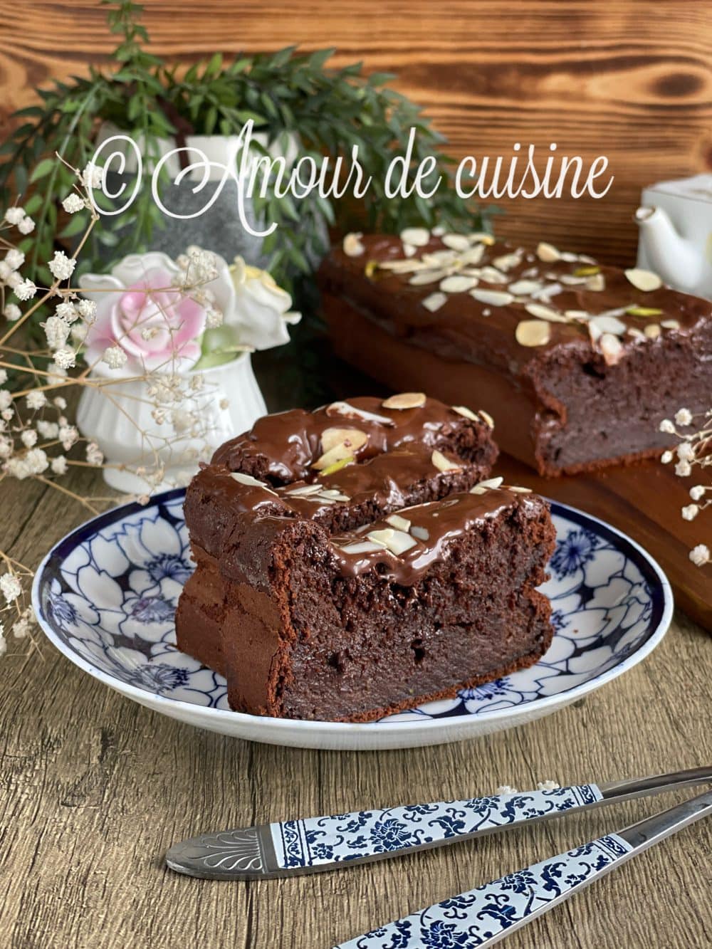 gateau au chocolat et courgette