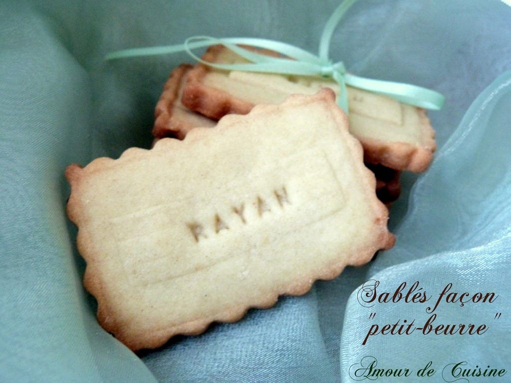 biscuits sablés petits beurre