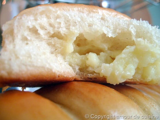 brioche à la crème patissiere ou cream de parisienne moelleux