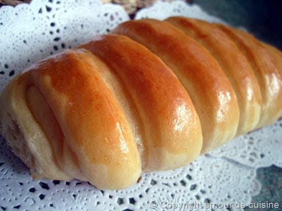 brioche à la crème patissiere ou cream de parisienne moelleux