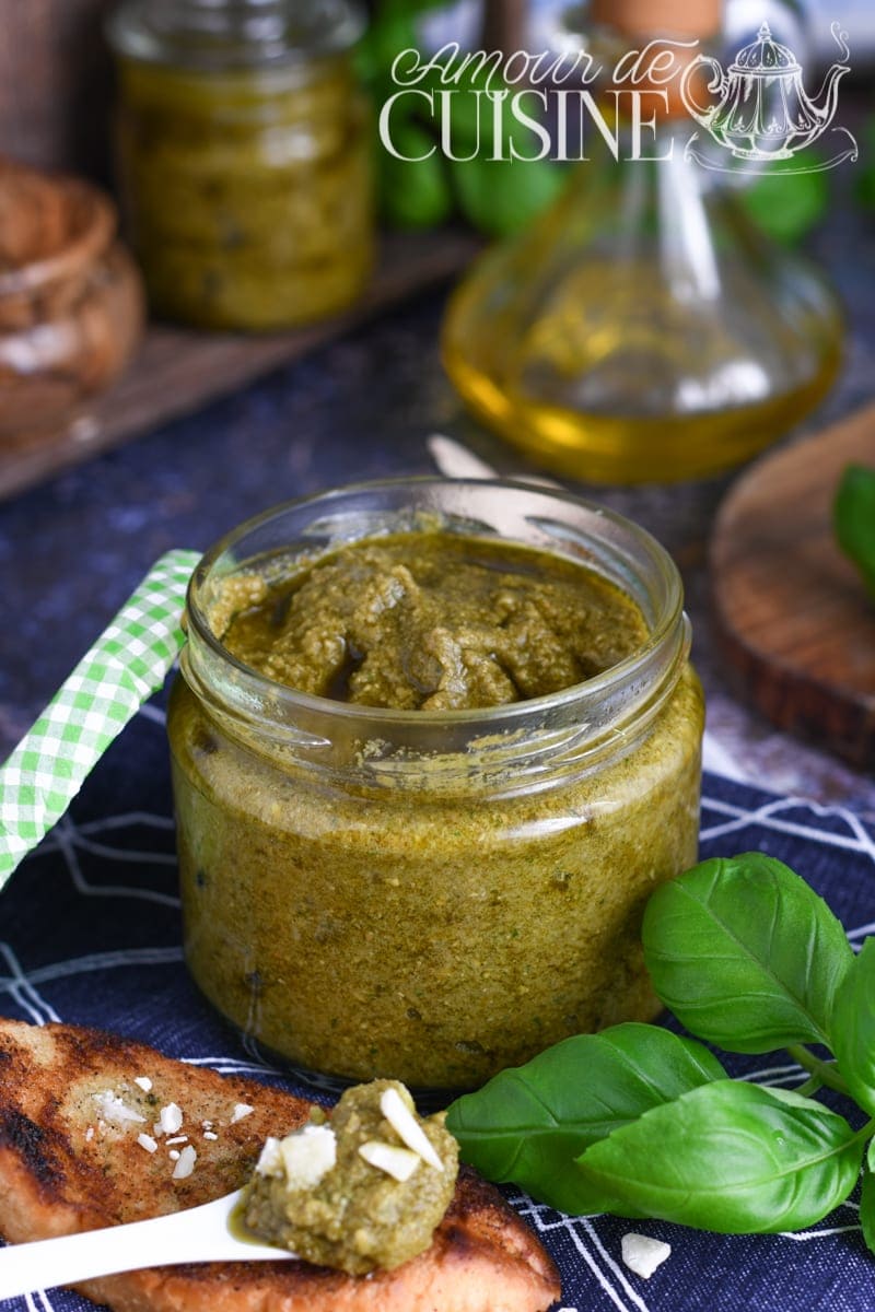 pesto au basilic maison