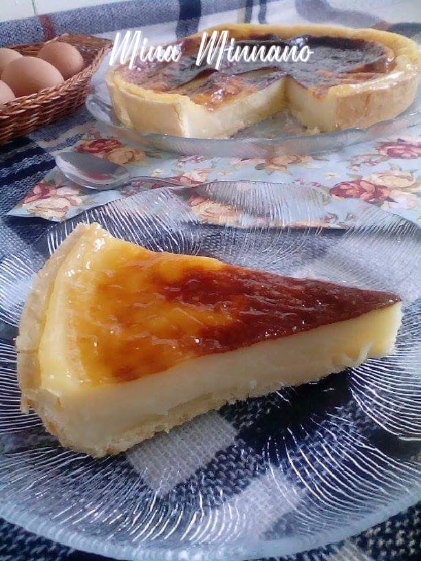 Flan parisien, ou le flan patissier traditionnel à la pate sablée