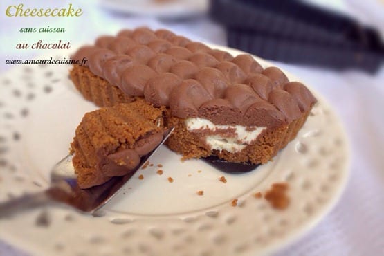 tartelettes au chocolat cheesecake sans cuisson