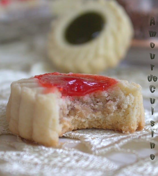 chhiwate choumicha, sables farcis aux amandes, petits fours aux amandes.CR2