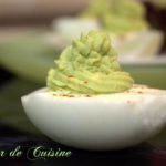 oeuf mimosa facile à la creme d'avocat