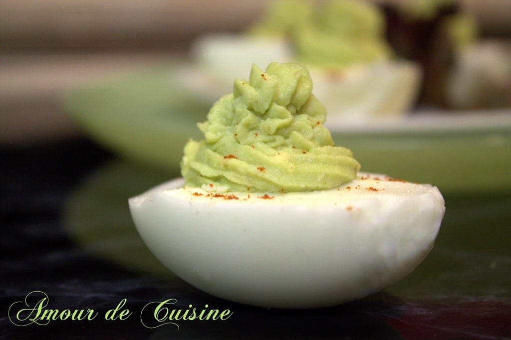 Oeuf mimosa creme d’avocat