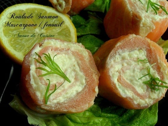 roulade au saumon fume