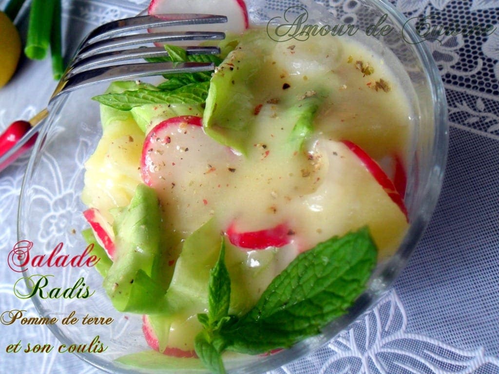 salade pomme de terre et radis