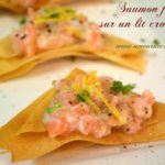 tapas de saumon fumé