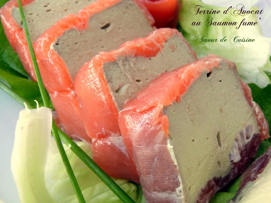 mousse d’avocat au saumon fumé