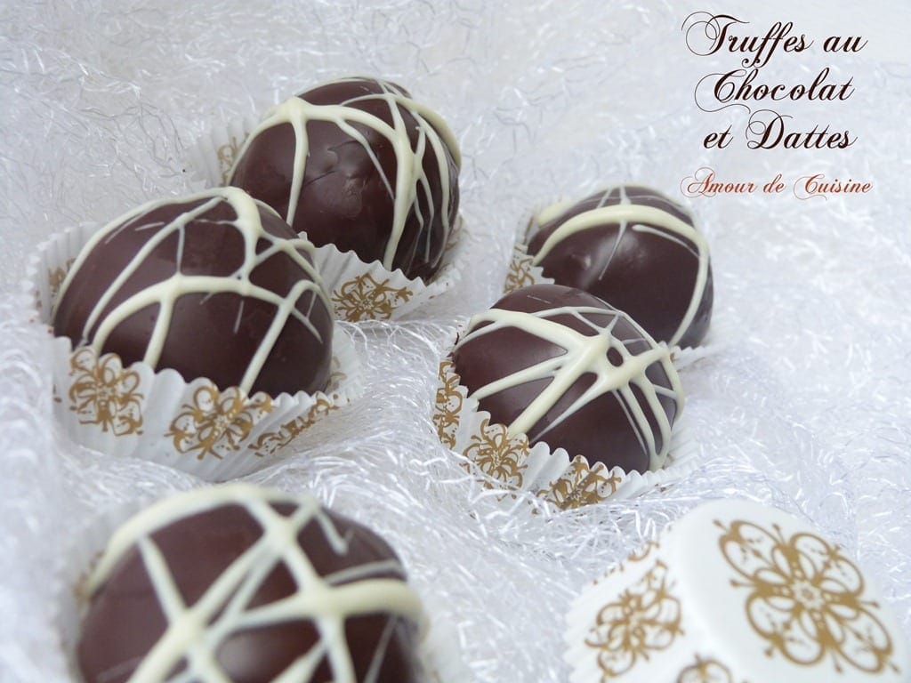 Truffes chocolat / dattes