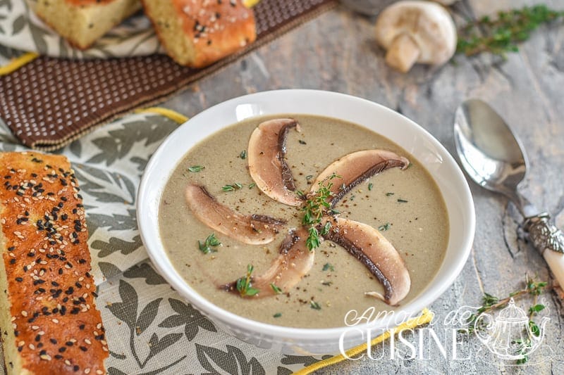 crème velouté de champignons