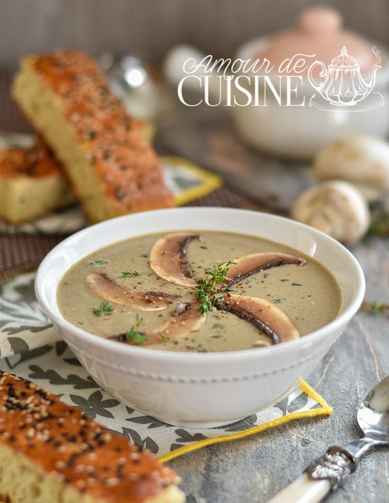 creme velouté de champignons