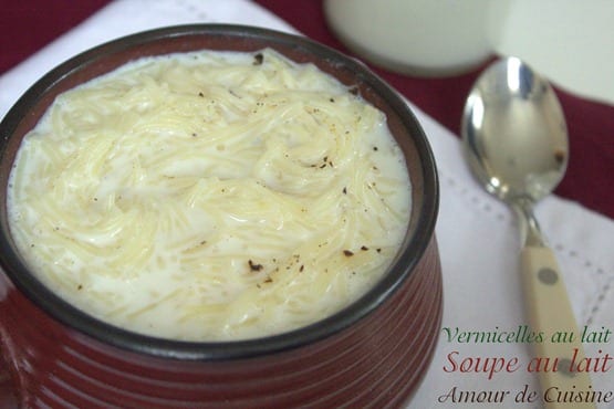 soupe au lait- vermicelles au lait